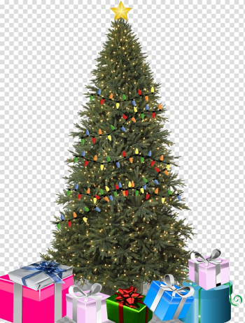 Free: Pine tree , Balsam fir Artificial Christmas tree Pre-lit tree ...