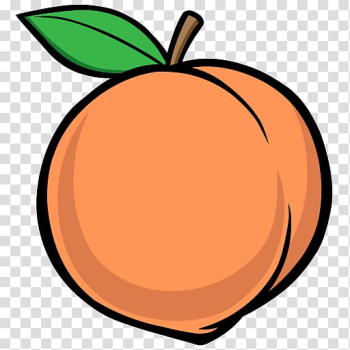 Peach Melba , peach cartoon transparent background PNG clipart