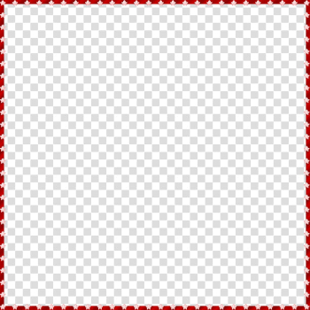 Red frame transparent background PNG clipart