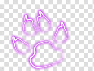 purple paw print clip art