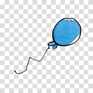 Free: Balloons, blue balloon sticker transparent background PNG clipart 