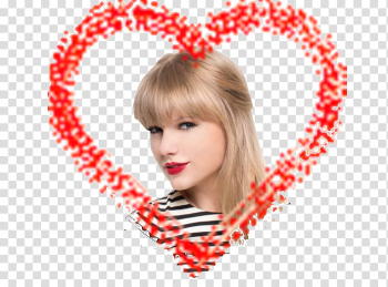 Taylor Swift, Taylor Swift doing heart hand sign transparent background PNG  clipart