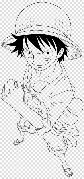 Monkey D. Luffy One Piece: Pirate Warriors Drawing, LUFFY transparent  background PNG clipart | HiClipart