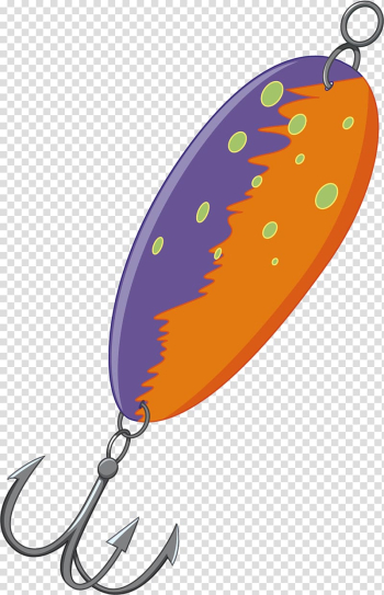 Free: Fishing Baits & Lures Fish hook Clip art - Cartoon Ribbon Fish vector  
