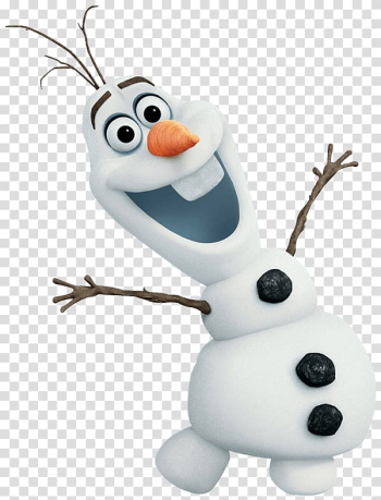 Disney Olaf wears red and white Christmas hat , Frozen: Olafs