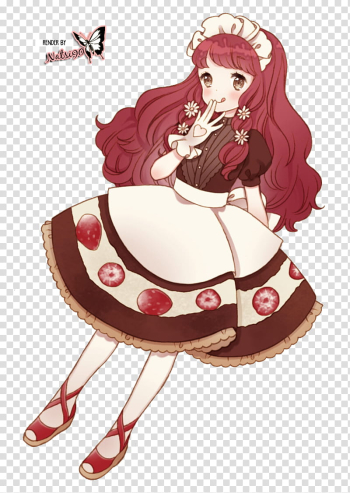 Dress .:Base:., Maid Base anime character transparent background PNG  clipart