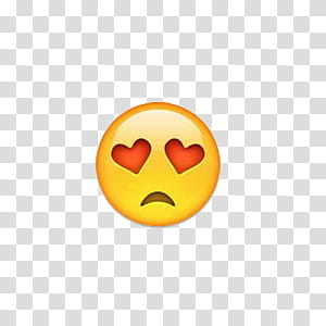 Free: Emojis Editados, heart-eyes sad emoji transparent background PNG  clipart 