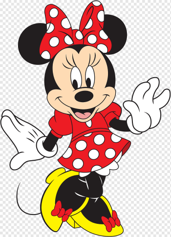 red minnie mouse head clip art