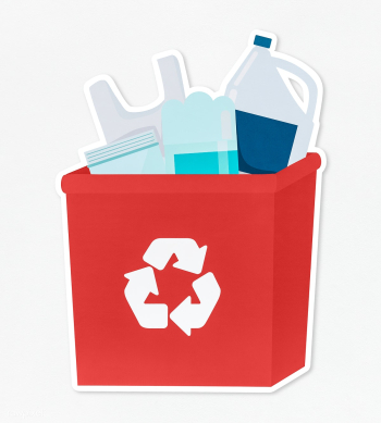 Free: Plastic Cleanroom Bin - Max Pattumiera 50 Litri Coperchio