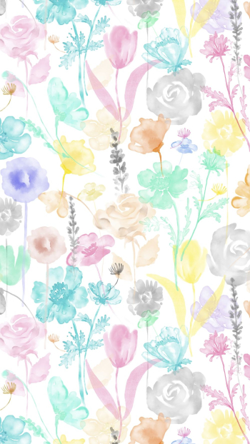 LW50007 Wallpaper | Watercolor Floral Wallpaper, LW50007