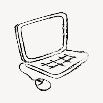 Laptop sticker, digital device  | Free Vector Illustration - rawpixel