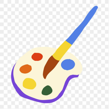 Color palette png brush sticker, | Free PNG Illustration - rawpixel