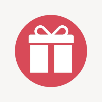Gift card flat icon.shopping gift card.earn points, redeem present box  concept vector illustration. 22973168 PNG