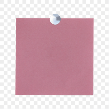 pink sticky note clip art
