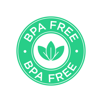 Bpa Bisphenol Phthalates Free Flat Badge Stock Vector (Royalty Free)  288770324