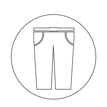 Design PNG E SVG De Cabelo De Topete Irregular Torcido Para Camisetas