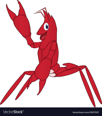 Cute lobster cartoon drawing - Top vector, png, psd files on 
