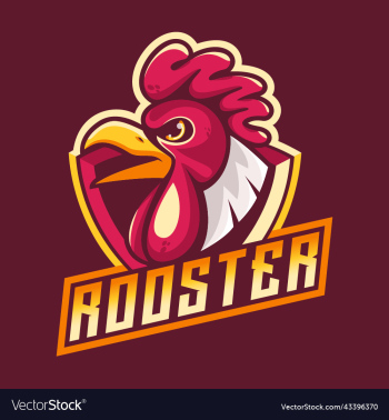 rooster mascot logo