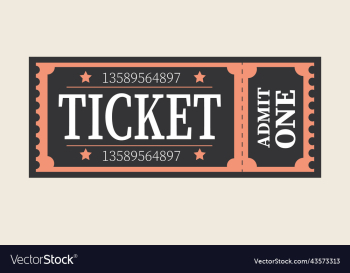 circus ticket for one person