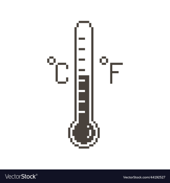 Thermometer. Two thermometers warm and cold. Weather forecast.  Meteorological thermometers in Celsius and Fahrenheit measure heat and  cold. Vector Hand draw illustration isolated 7706919 Vector Art at Vecteezy