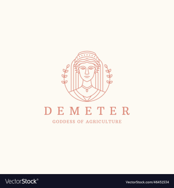 Goddess of Greek mythology - Ceres Demeter - Demeter - Sticker