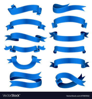 Vector Holiday Serpentine Ribbons Set. Blue Paper Streamer Royalty Free  SVG, Cliparts, Vectors, and Stock Illustration. Image 15979037.