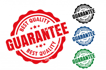 Free Vector  Original guarantee authentic rubber stamp set of four