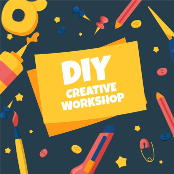 Free Vector  Do it yourself creative workshop and tools