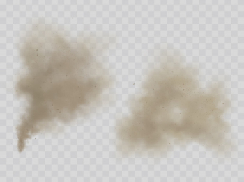 Brown clouds illustration, Dust explosion Powder Smoke, Powder explosion of  smoke transparent background PNG clipart