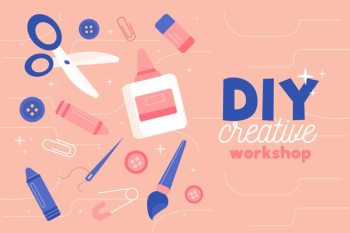 Free Vector  Do it yourself creative workshop and tools