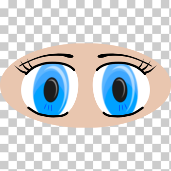 Kaga Koko Eyes - Brown Anime Eyes Transparent, clipart