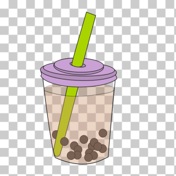 Bubble Tea Cup Mockup - Free Download Images High Quality PNG, JPG