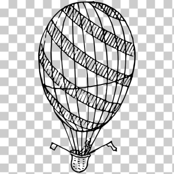 Free: SVG Vector graphics of pale yellow balloon on a decorated string 