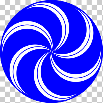 Blue and white spiral background - design Vector Image