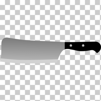 SVG Butcher knife