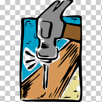 hammer and nail animated