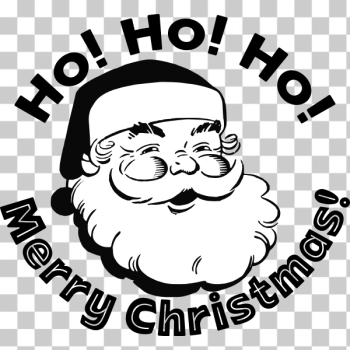 Ho Ho Ho,Santa Claus,Christmas PNG Clipart - Royalty Free SVG / PNG