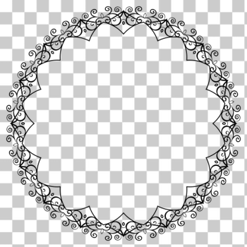 Free: Flower Oval Frame Png Flower Circle Frame, Circle Frame - Circle  Flower Frame Png 