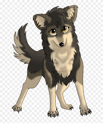 Gray wolf Baby Wolves Drawing Anime Werewolf, BLUE WOLF