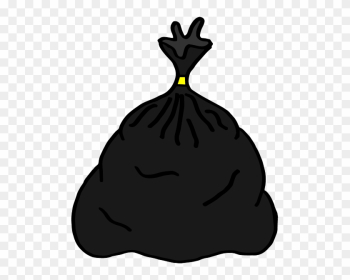 Full Trash Bag Black PNG Images & PSDs for Download