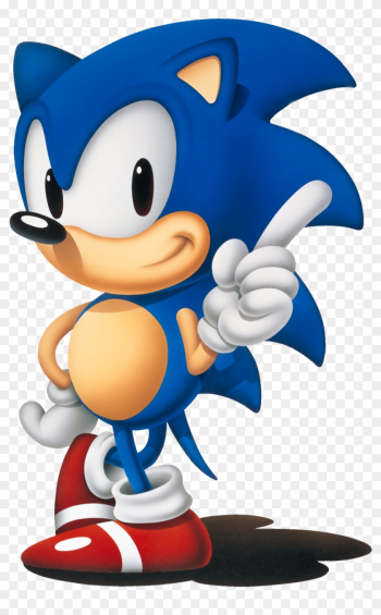 Sonic - Classic Sonic The Hedgehog Png