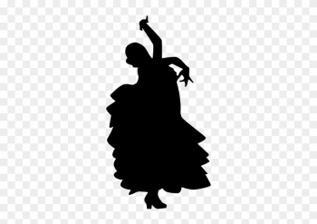 Free: Silhouette, Woman, Female, Flamenco Icons, Dancer, - Xadrez Bispo Png  