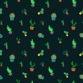Seamless Pattern Of Gadgets And Office Supplies. Hand-drawn