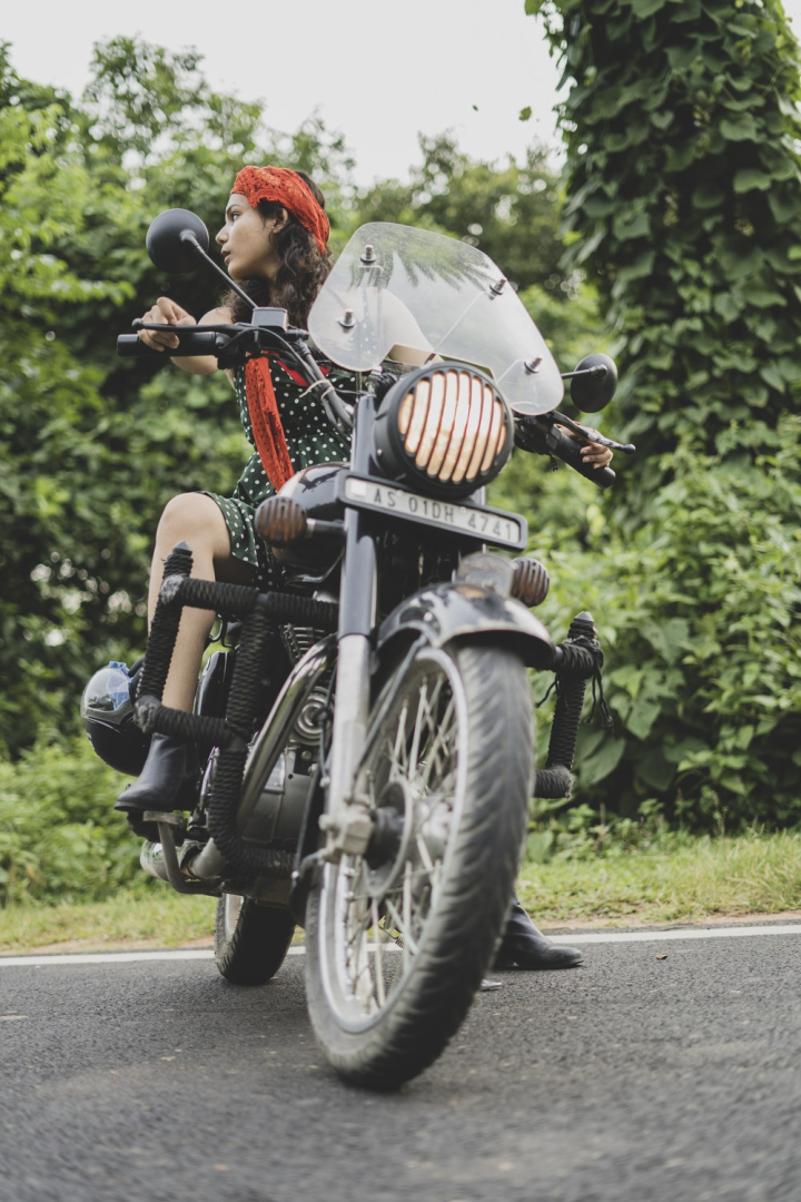 Outlaw Biker by ParkLeggyKorean on deviantART | Girl motorcyclist, Biker  girl, Biker chic