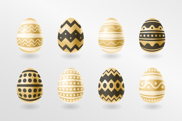 seasonal,tradition,cultural,set,collection,pack,day,christian,traditional,egg,religion,easter,golden,holiday,happy,celebration,spring