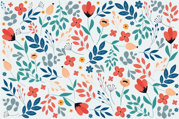 Ditsy Floral Pattern Stock Illustrations – 45,339 Ditsy Floral