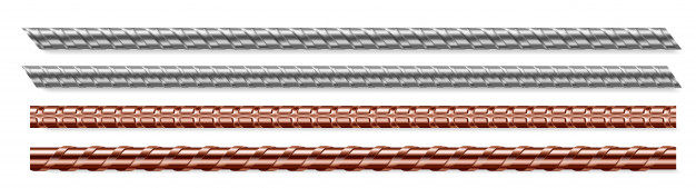 reinforced,rigid,armature,fittings,rebar,stainless,rod,copper,realistic,set,metallic,wire,iron,seamless,steel,engineering,bar,metal,3d
