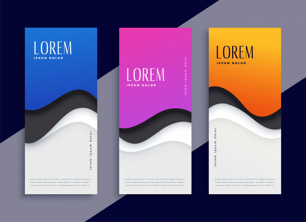 vertical,different,set,standee,rollup,professional,roll,modern,corporate,color,leaflet,banners,wave,abstract,business,banner,background