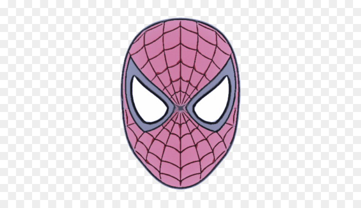 face,pink,mask,head,spiderman,masque,fictional character,costume,magenta,headgear,png