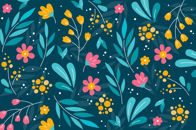 ditsy,screensaver,bloom,repeat,florals,petals,artistic,colourful,beautiful,decoration,plant,colorful,leaves,wallpaper,floral,flower,pattern,background